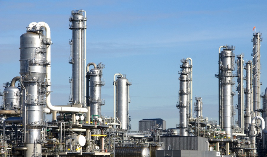 Process plant equipment covered by asset integrity assessment; application context, not a photograph of the assessment technique.